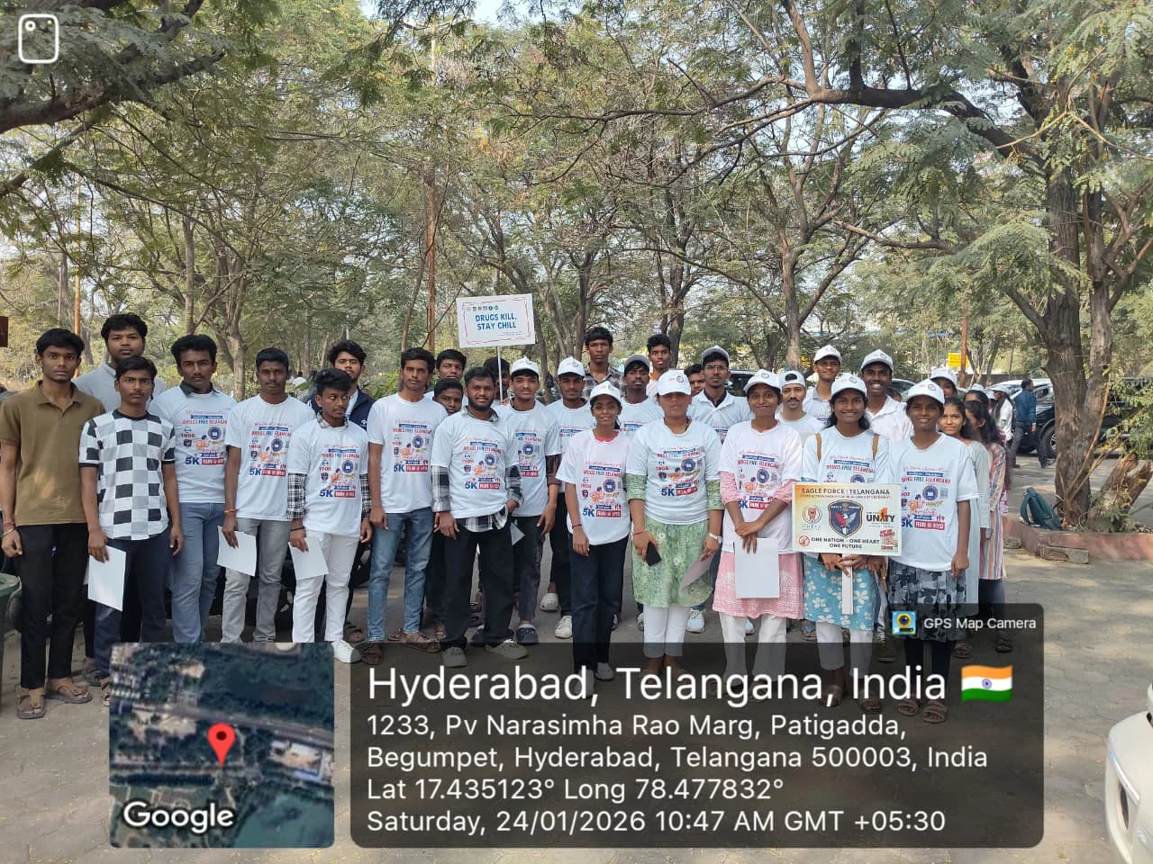 Join 5k Run Anti Drugs Awareness Program At Necklace Road on 24.01.2026 - 11